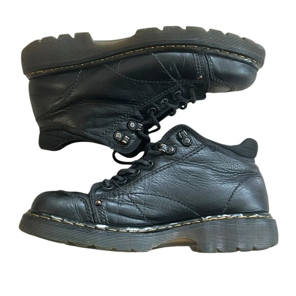 Vintage Dr. Martens Chunky Heel Studded Boots Made in England Sz 10 Grunge Punk - Picture 1 of 9